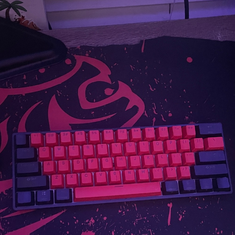 Red and Black Gaming Keyboard